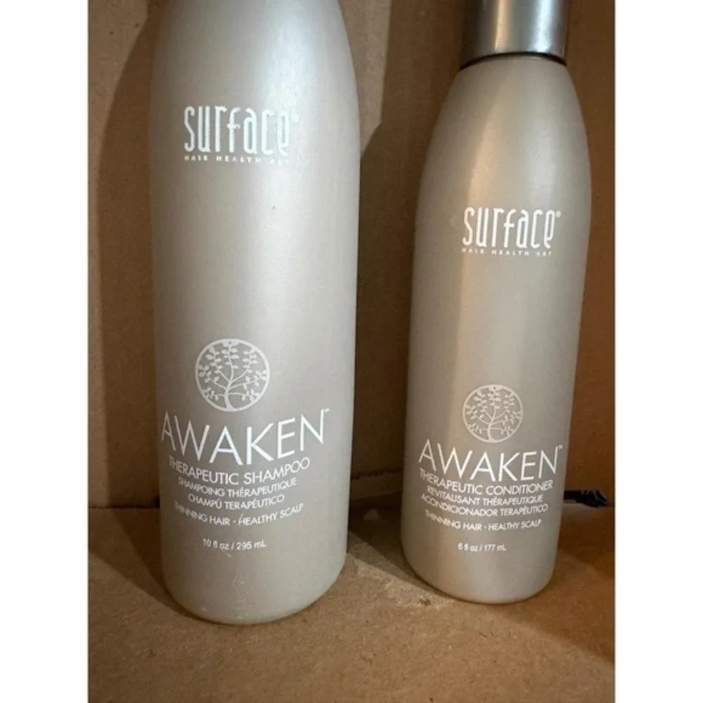 Surface Awaken Therapeutic Shampoo‎ Conditioner Set Thinning Hair Scalp Care